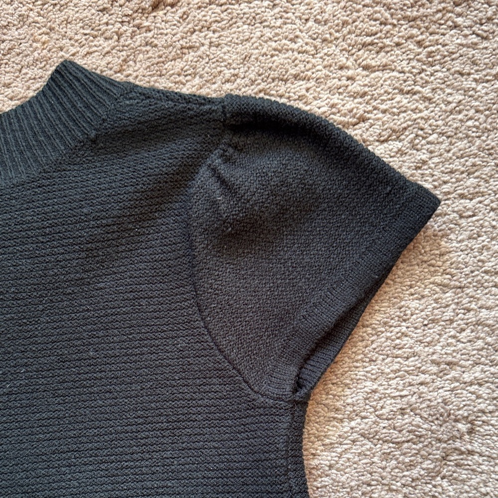 Mossimo Supply Co. Women’s Black Button-Front Knit Sweater Dress. Size Small - Picture 11 of 12